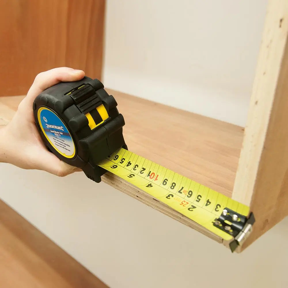 Silverline Measure Max Tape 10m / 33ft x 32mm 868502  White Rose Tools