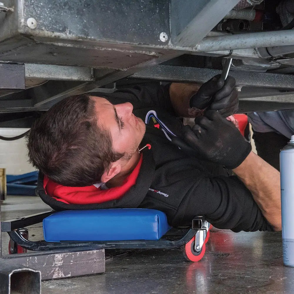 Silverline Mechanics Creeper 6 Wheel 783171 White Rose Tools