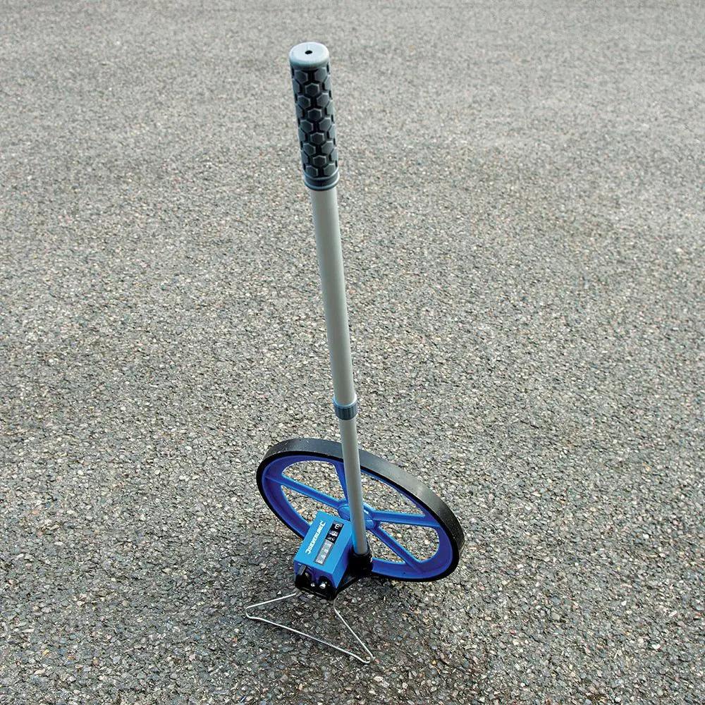 Silverline Metric Measuring Wheel 0 - 99,999.9m 633468  White Rose Tools