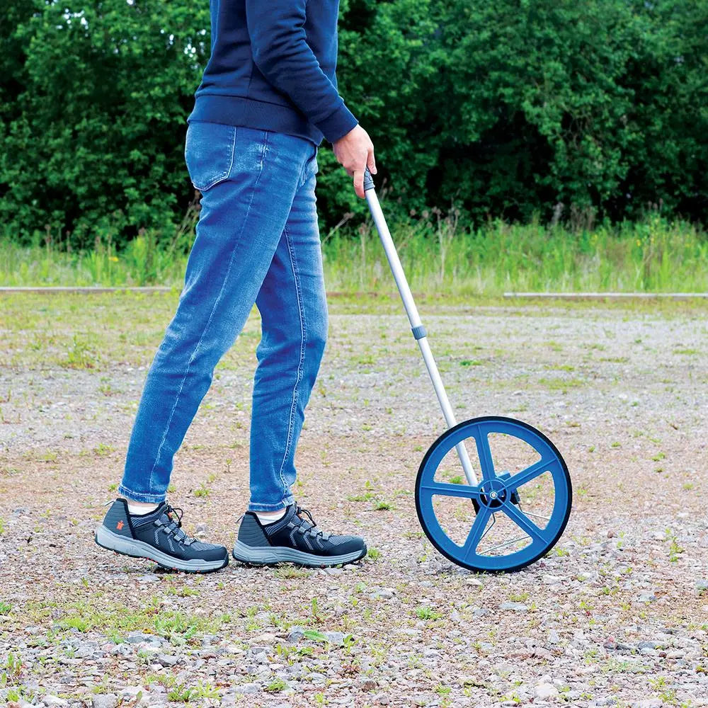 Silverline Metric Measuring Wheel 0 - 99,999.9m 633468  White Rose Tools