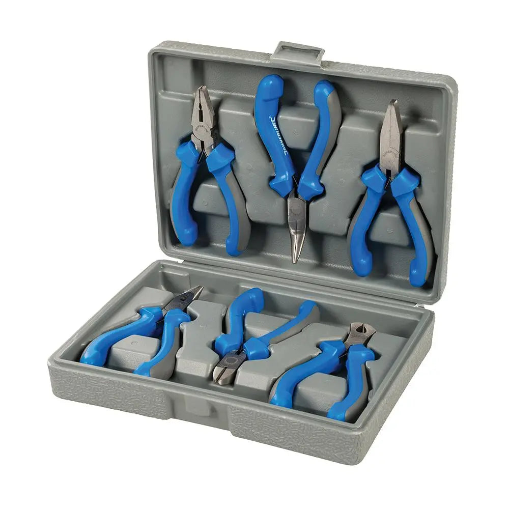 Silverline Mini Pliers Set 6pce 633889 White Rose Tools