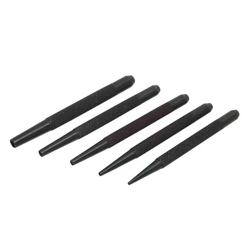 Silverline Nail Punch Set 5pce 1.5 - 5mm PC14  White Rose Tools