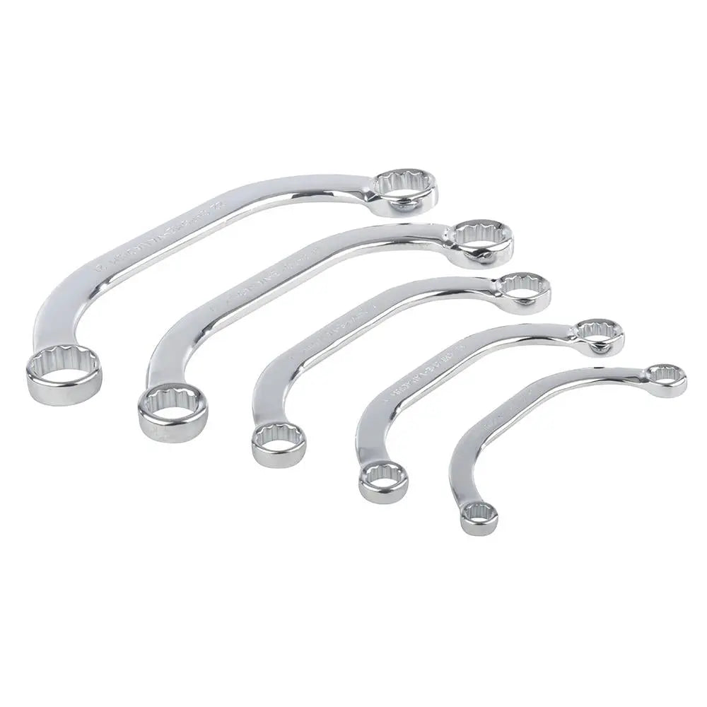 Silverline Obstruction Spanner Set 5pce 8 - 22mm 945235 White Rose Tools