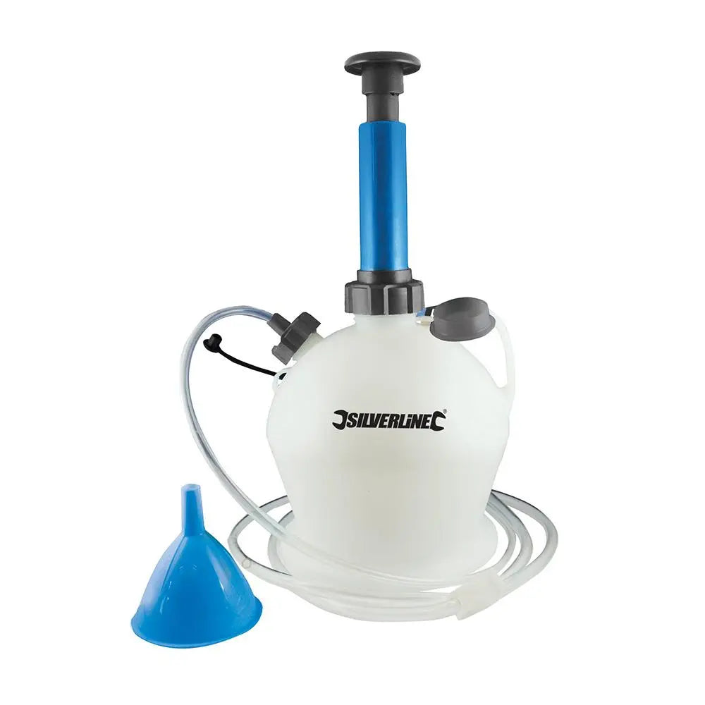 Silverline Oil & Fluid Extractor Pump 4Ltr 104616  White Rose Tools