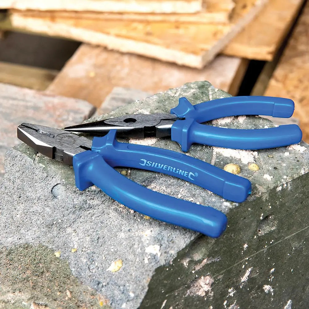 Silverline Pliers Set 3pce 160mm 427610  White Rose Tools