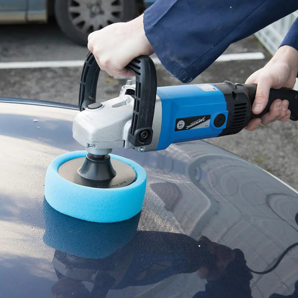 Silverline Polishing Sponge Foam Head Coloured Buffing Car Bodyshop 150mm