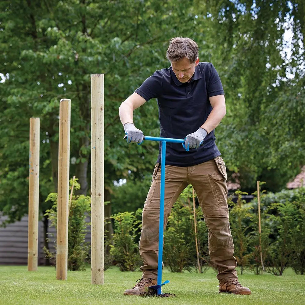 Silverline Post Hole Auger 127mm Dia 868696  White Rose Tools