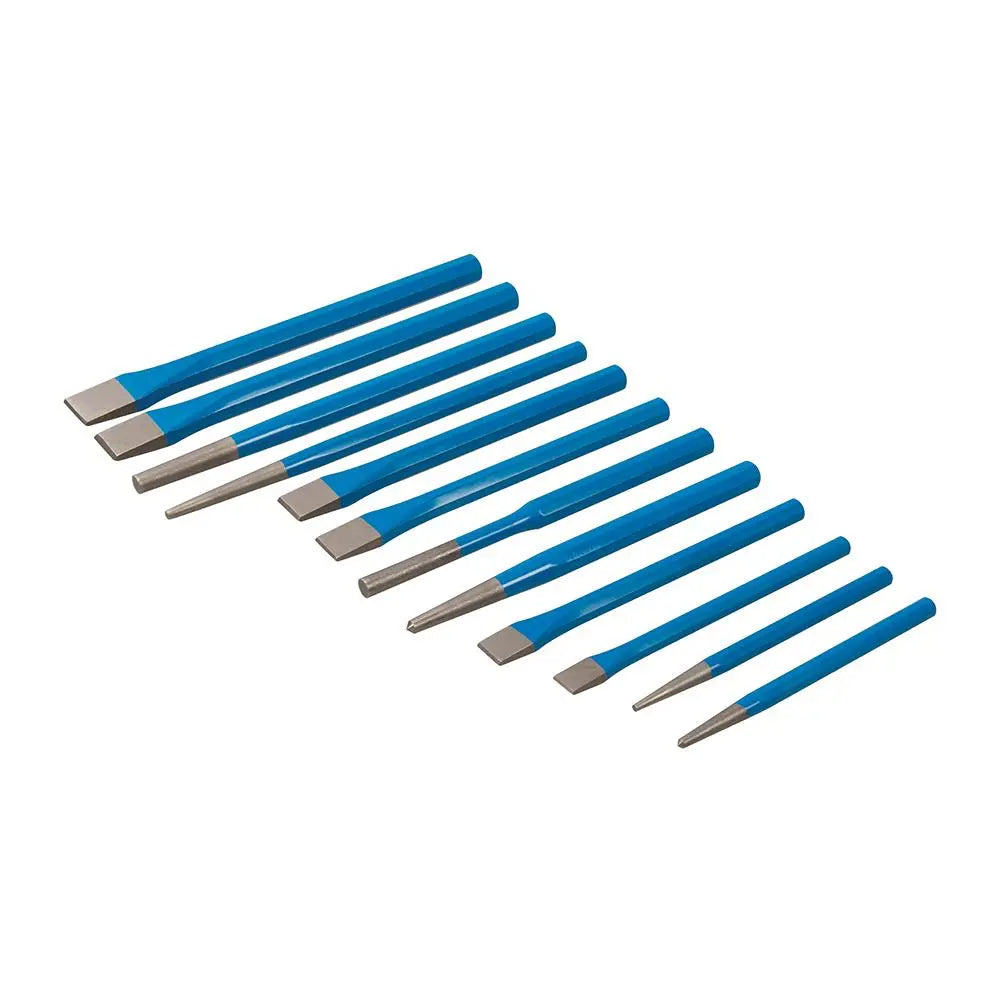 Silverline Punch & Chisel Set 12pce PC05  White Rose Tools