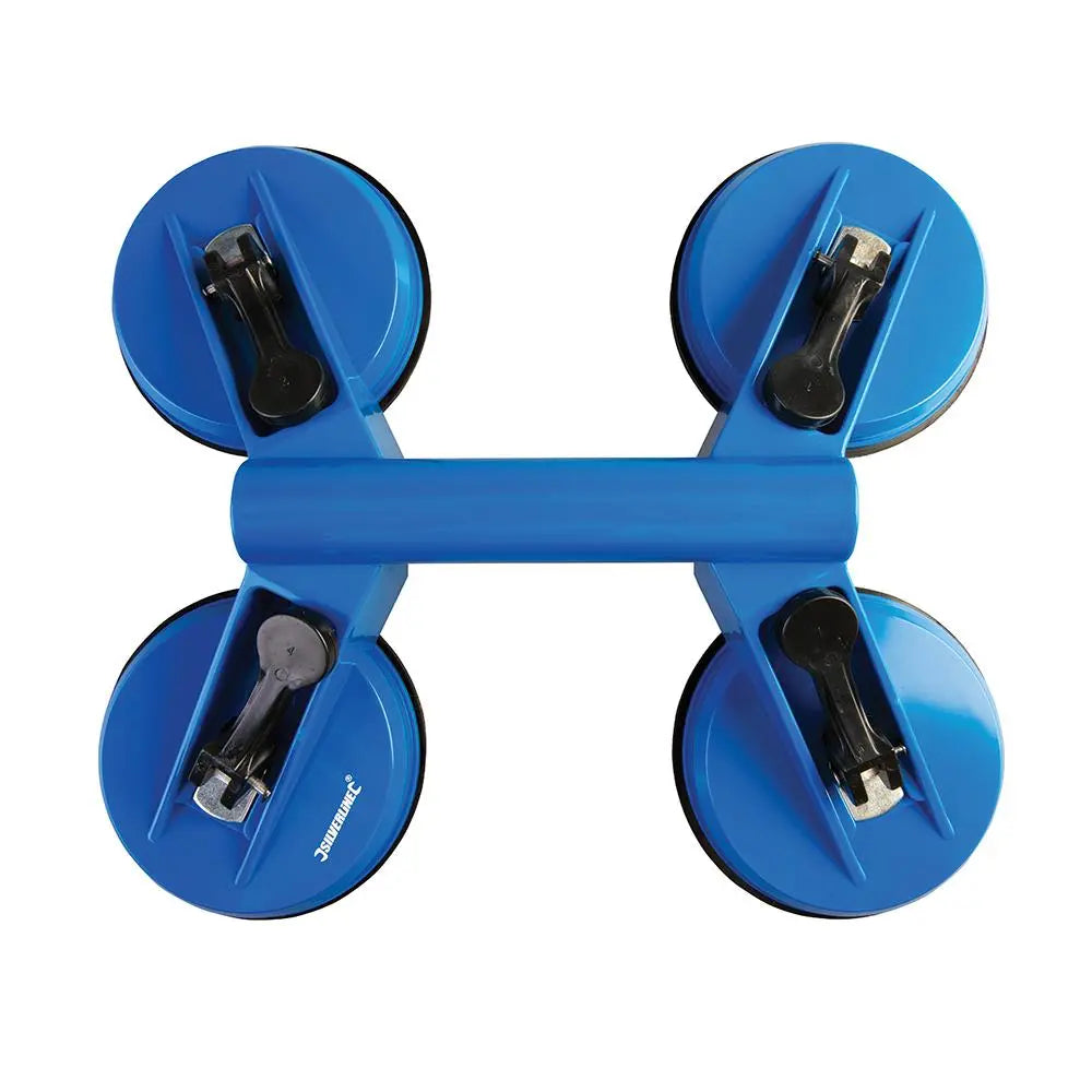 Silverline Quad Suction Pad 120kg 633580 White Rose Tools