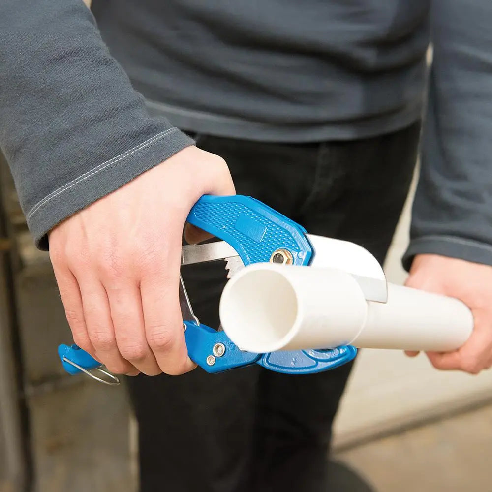 Silverline Ratcheting Vinyl Pipe Cutter 42mm Conduit Plastic