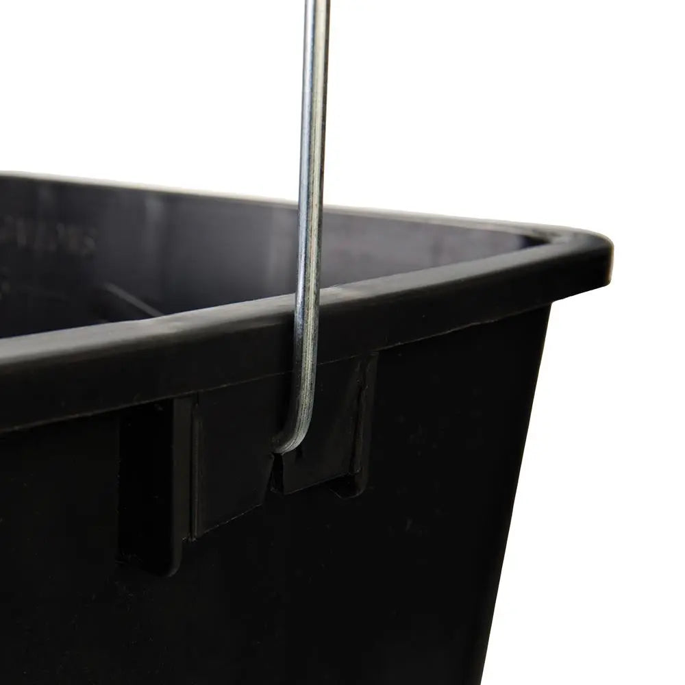 Silverline Rectangular Paint Scuttle Black 15Ltr 977993  White Rose Tools