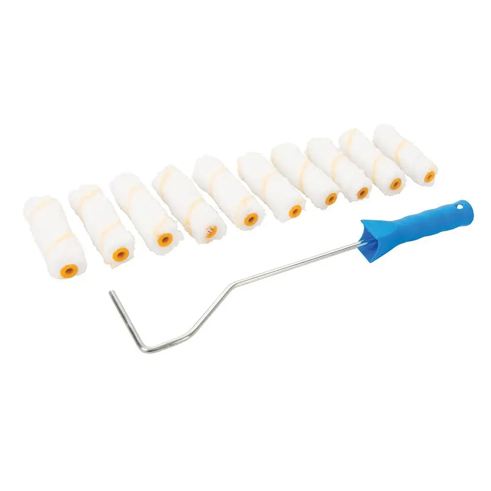 Silverline Roller Frame & 10 Sleeves Painting Decorating