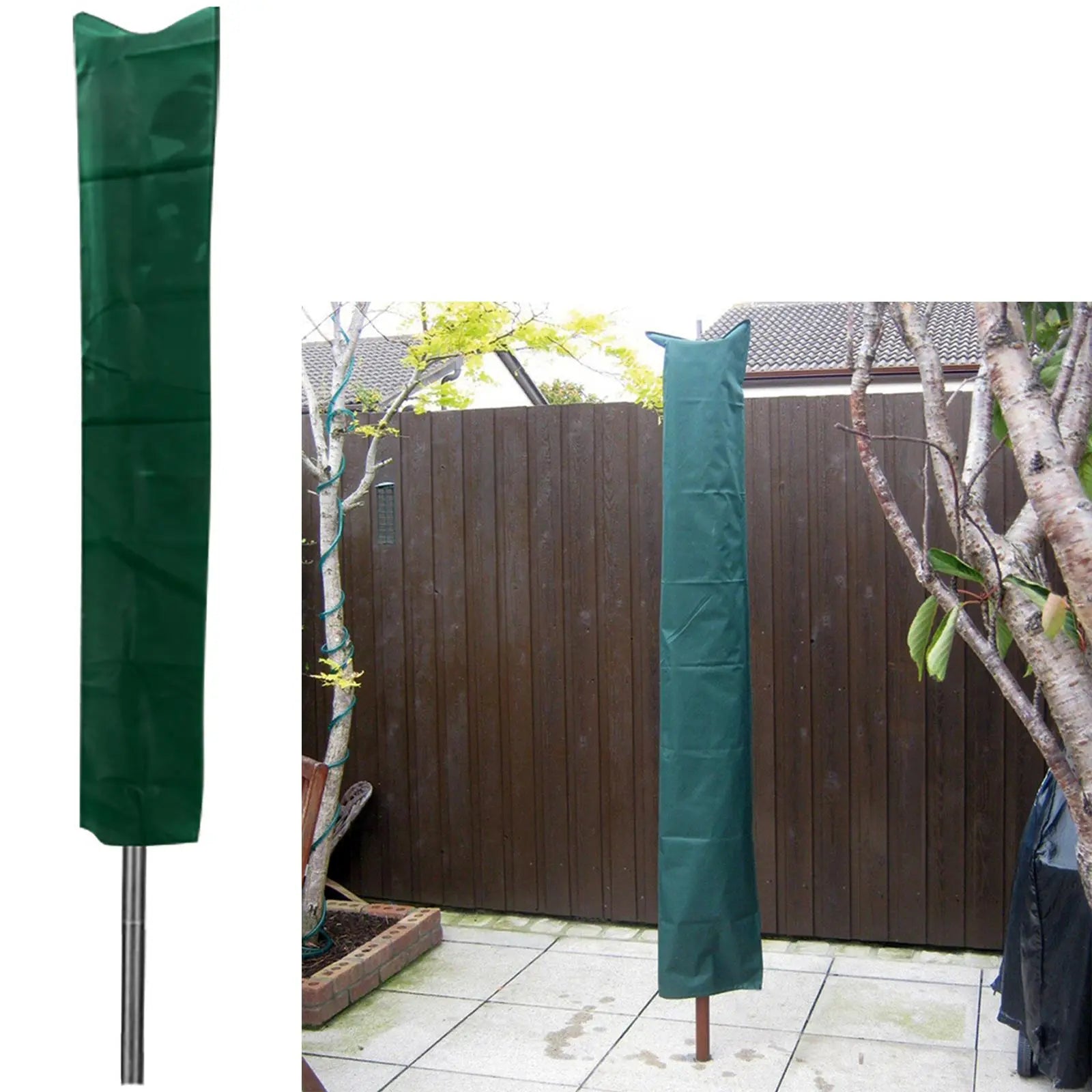 Silverline Rotary Washing Line Cover Garden Parasol Umbrella Waterproof Tear-Resistant