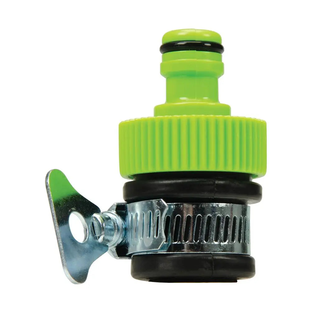 Silverline Round Mixer Tap Connector 15-18mm (F) - 12.7mm / 1/2" (M) 830139 White Rose Tools