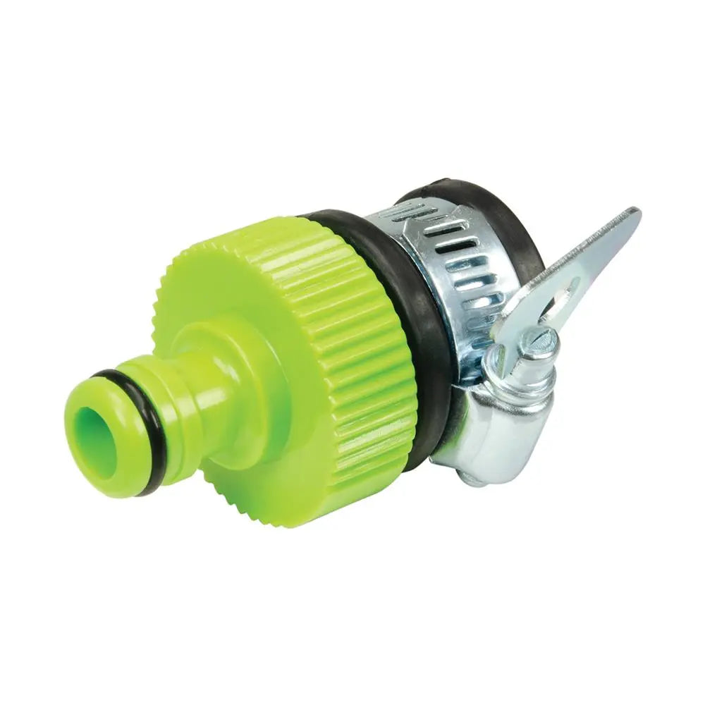 Silverline Round Mixer Tap Connector 15-18mm (F) - 12.7mm / 1/2" (M) 830139 White Rose Tools
