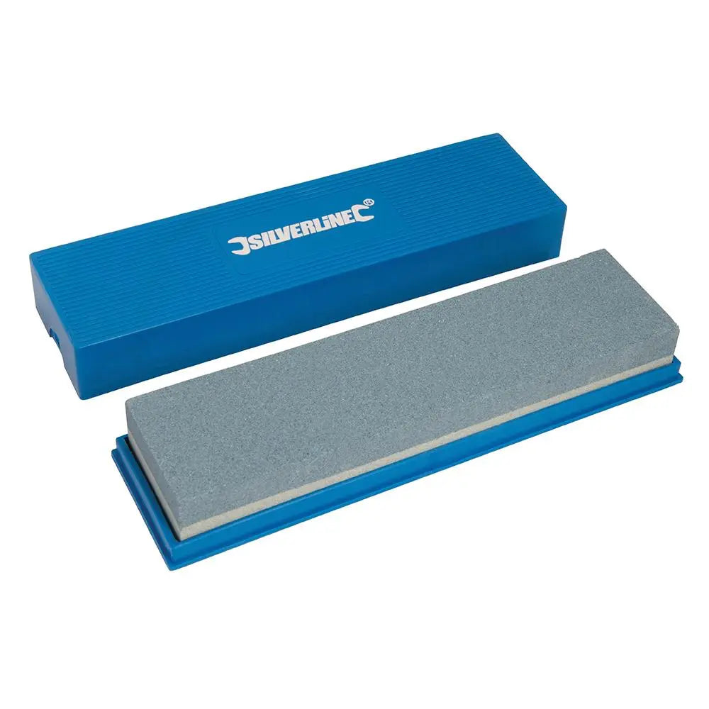 Silverline Silicon Carbide Combination Sharpening Stone Fine / Medium Grade CB14 White Rose Tools