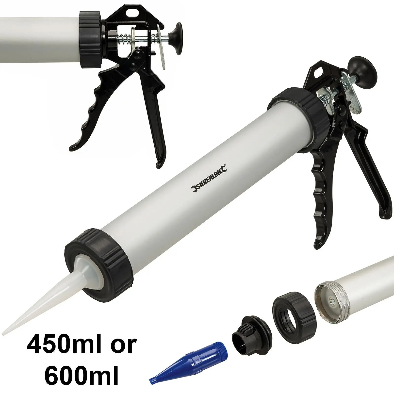 Silverline Silicone Sausage Combi Guns 450ml & 600ml