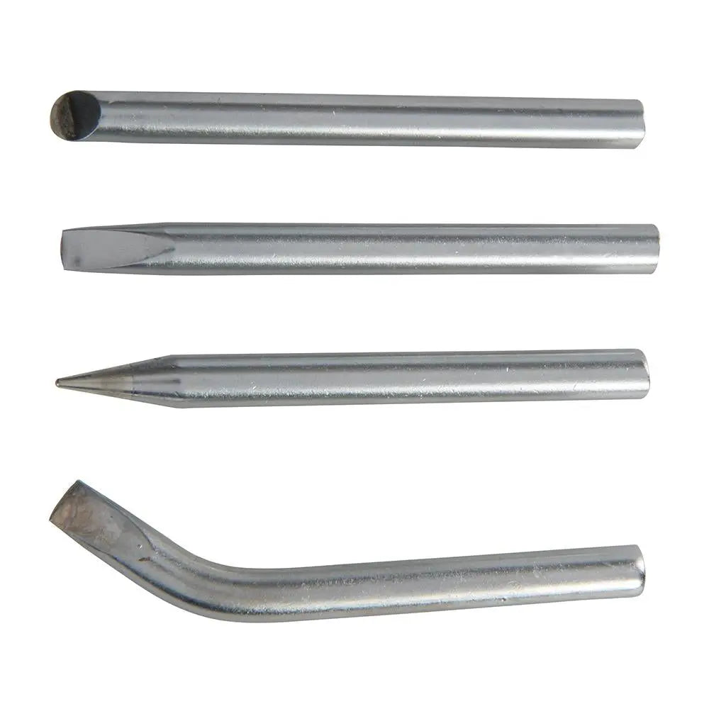 Silverline Soldering Iron Tips Set 4pce 100W 675250  White Rose Tools