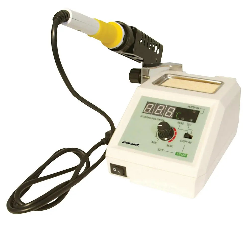 Silverline Soldering Station 25W (Max. 48W) 265829  White Rose Tools