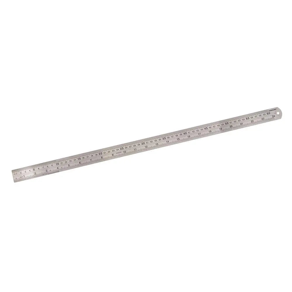 Silverline Stainless Steel Rule 150mm, 300mm or 600mm