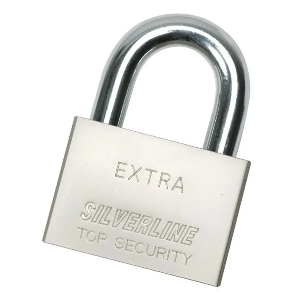 Silverline Steel Padlock 40mm 447136  White Rose Tools