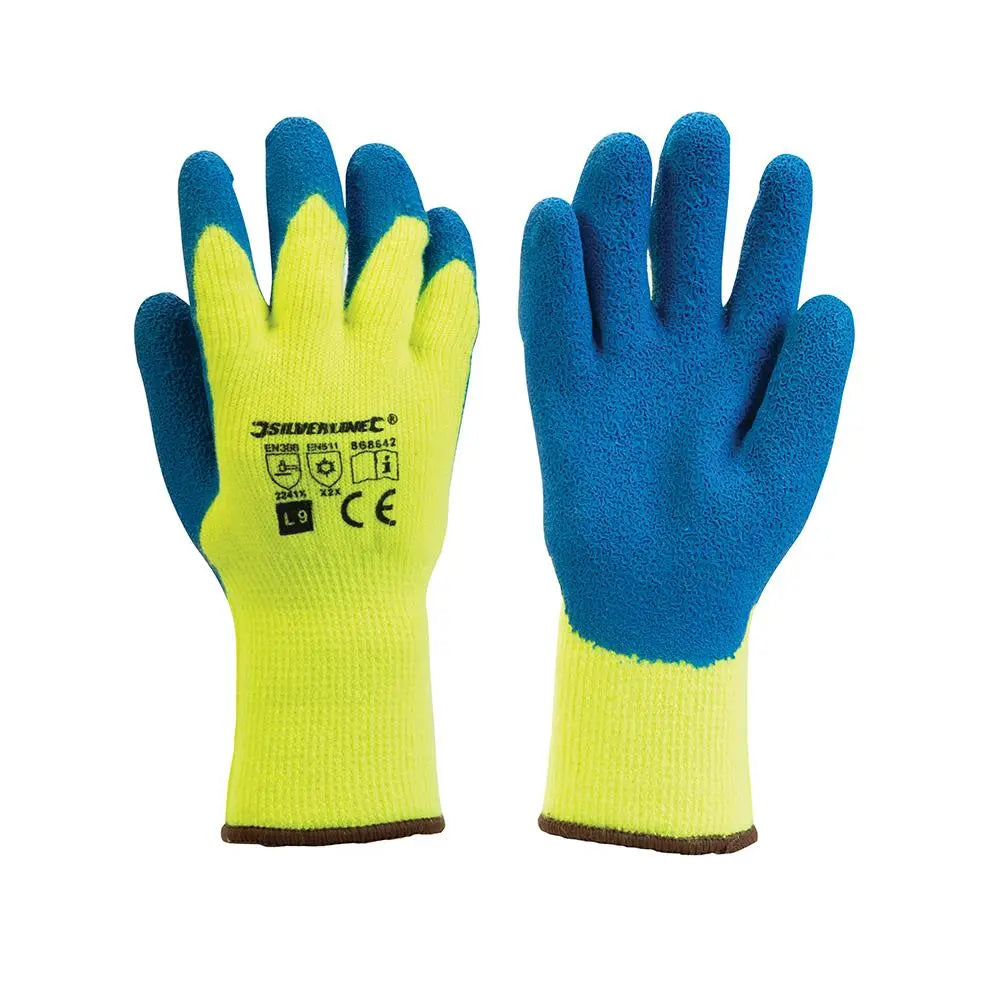 Silverline Thermal Builders Gloves L9 White Rose Tools