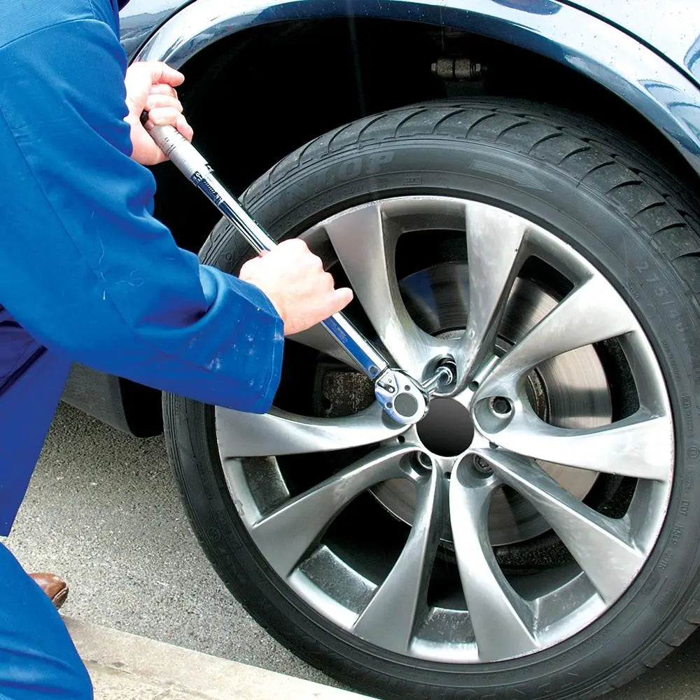 Silverline Torque Wrench 3/8" Drive Reversible Ratchet 1/4" Adaptor Extension Bar