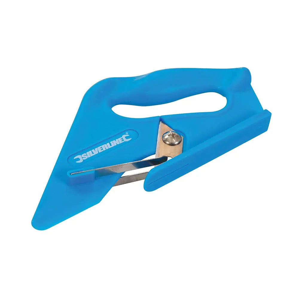 Silverline Universal Carpet Cutter Vinyl Heavy Duty Fabric Trimmer 230mm