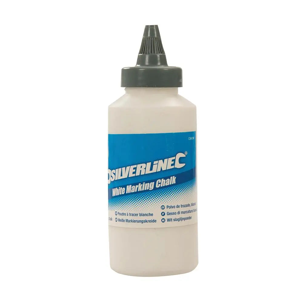 Silverline White Marking Chalk 250g CB63W  White Rose Tools