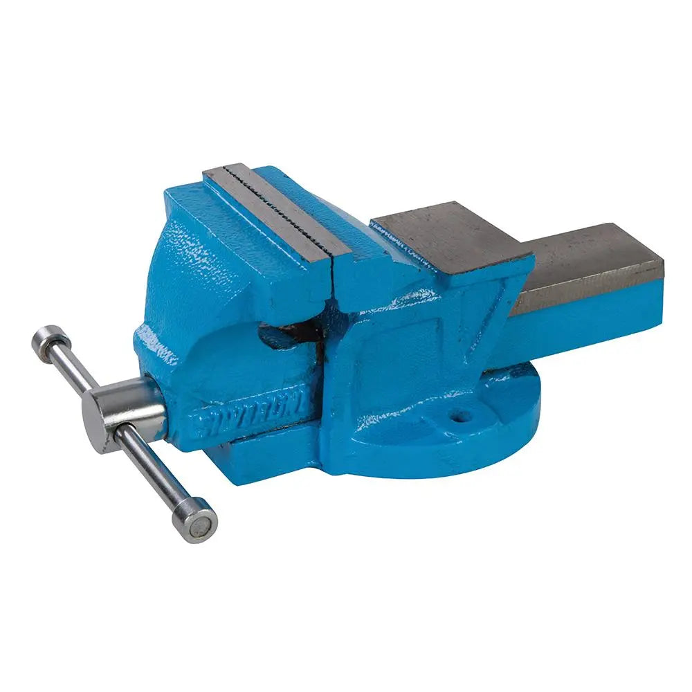 Silverline Workshop Vice 100mm (4") Jaw Capacity  / 5kg 938601  White Rose Tools
