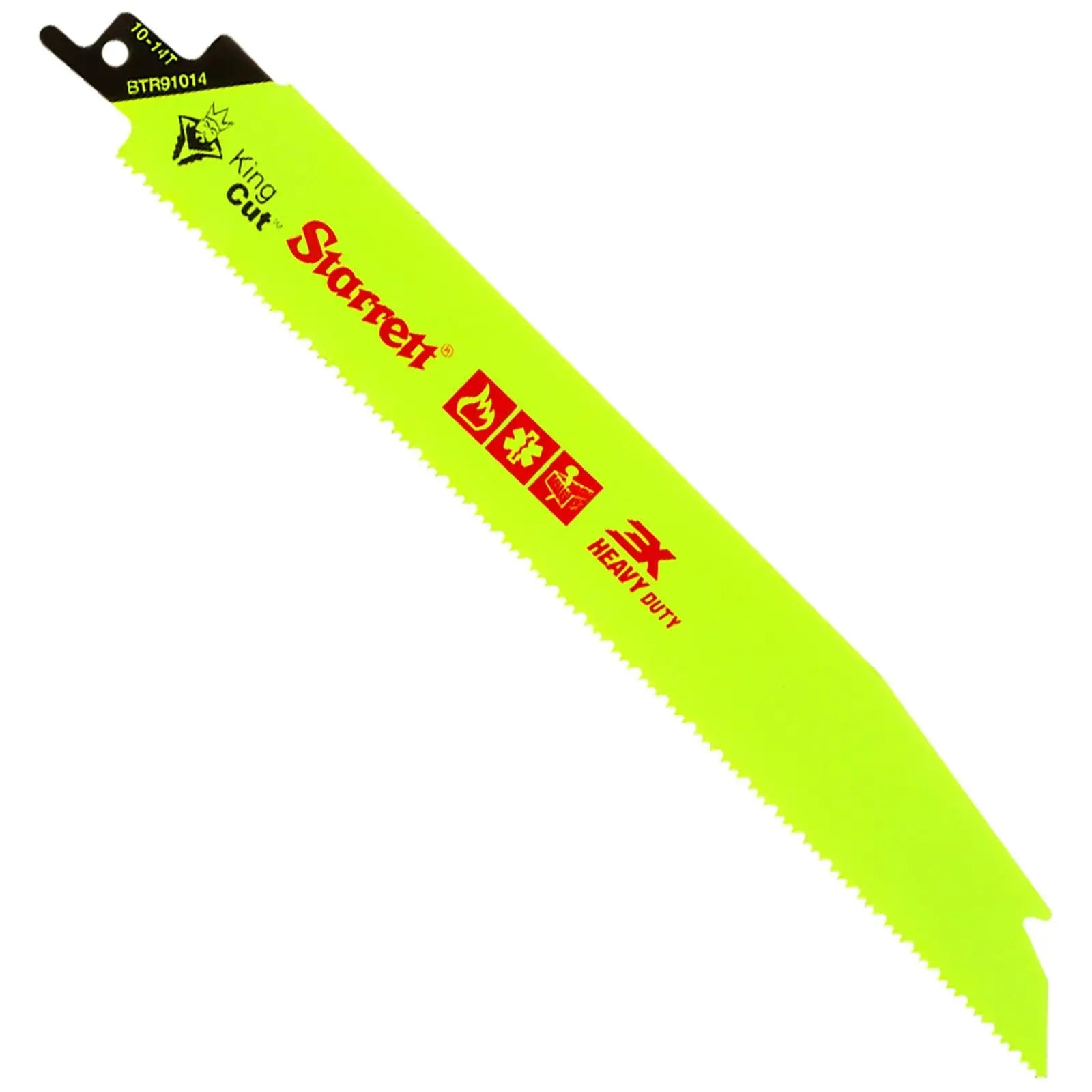 Starrett Recip Blades King Cut 5 Pack 10-14TPI Demolition Emergency Rescue 3X Heavy Duty 9" SA2719836 White Rose Tools
