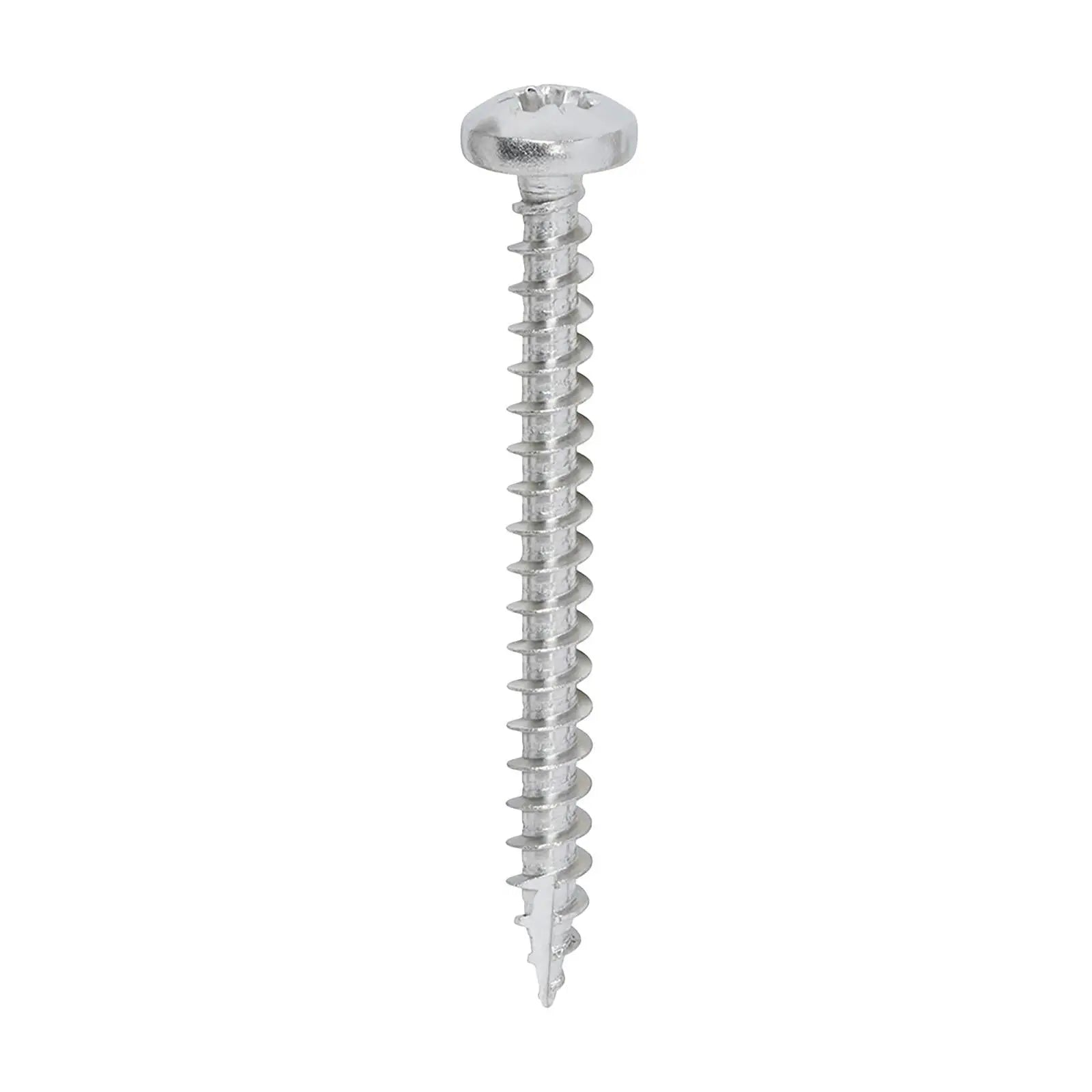 TIMCO Classic Multi Purpose Screws Pan Head A2 Stainless Steel Pozi Boxed - Choose Size White Rose Tools