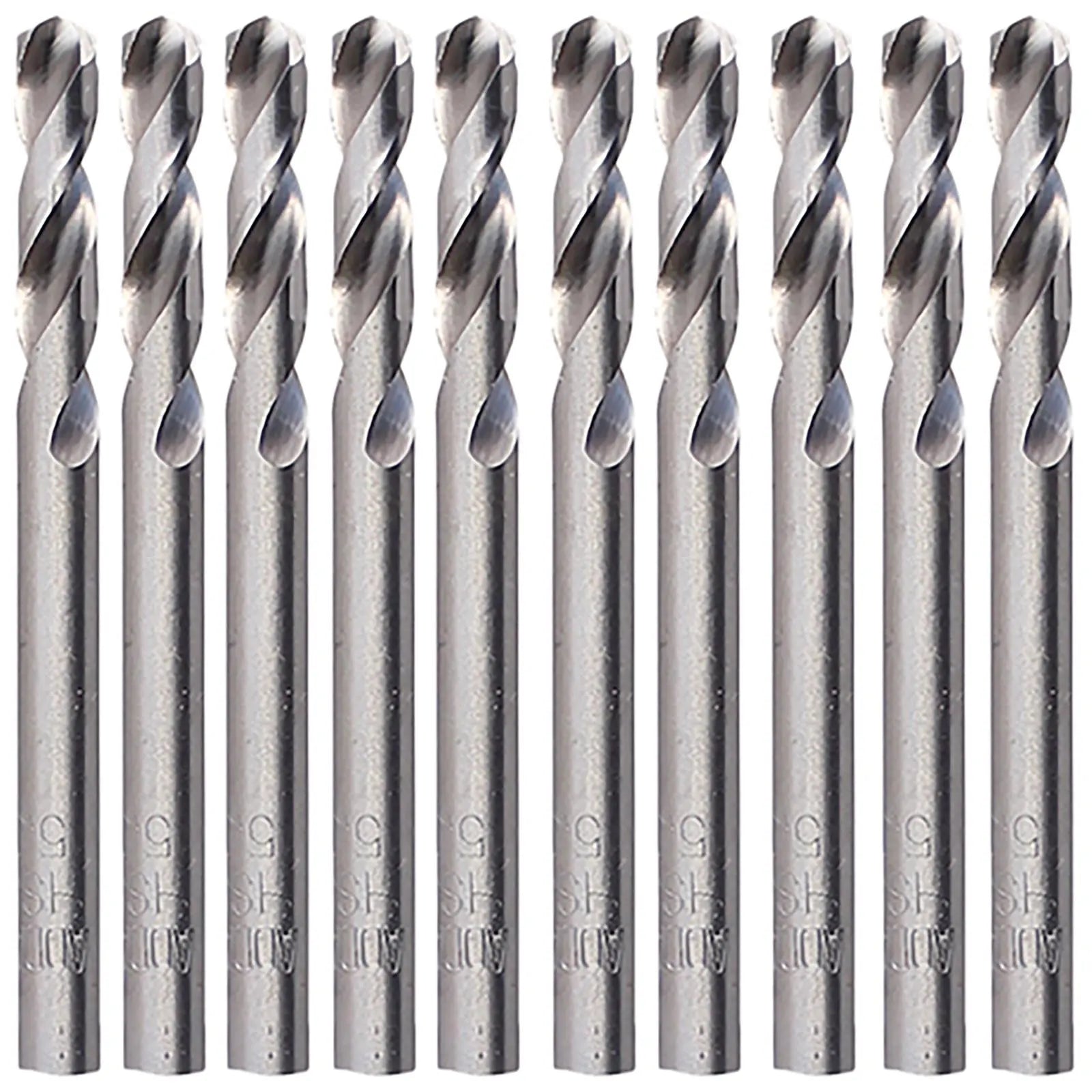 TIMCO Drill Bits HSS M2 Ground Stub 10 Pack Tube 3.2-5.0mm Choose Size White Rose Tools