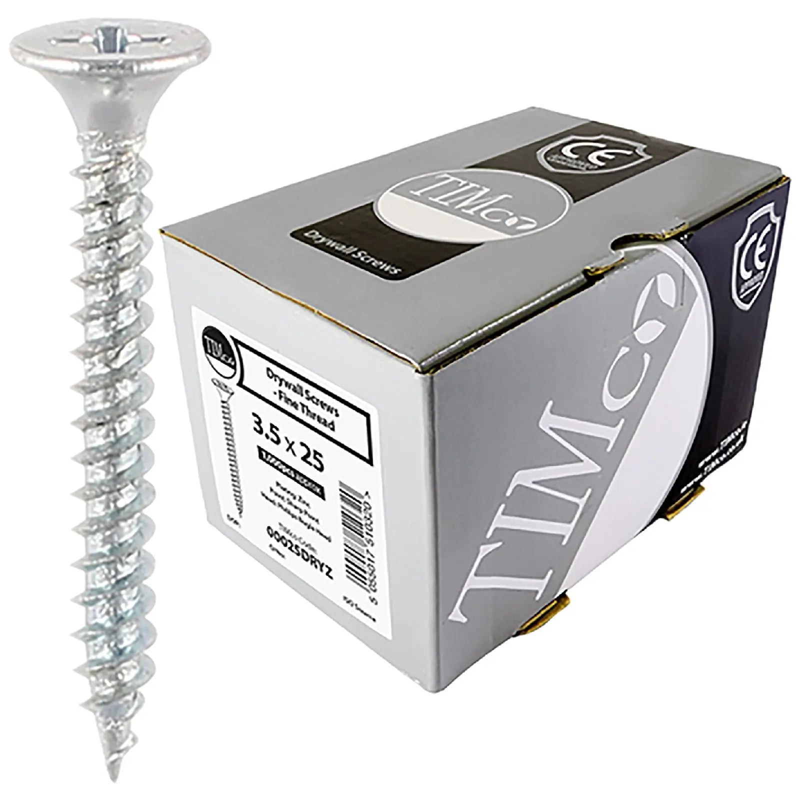 TIMCO Drywall Metal Stud Plasterboard Screws Bugle Fine Thread Zinc Phillips Head Boxed