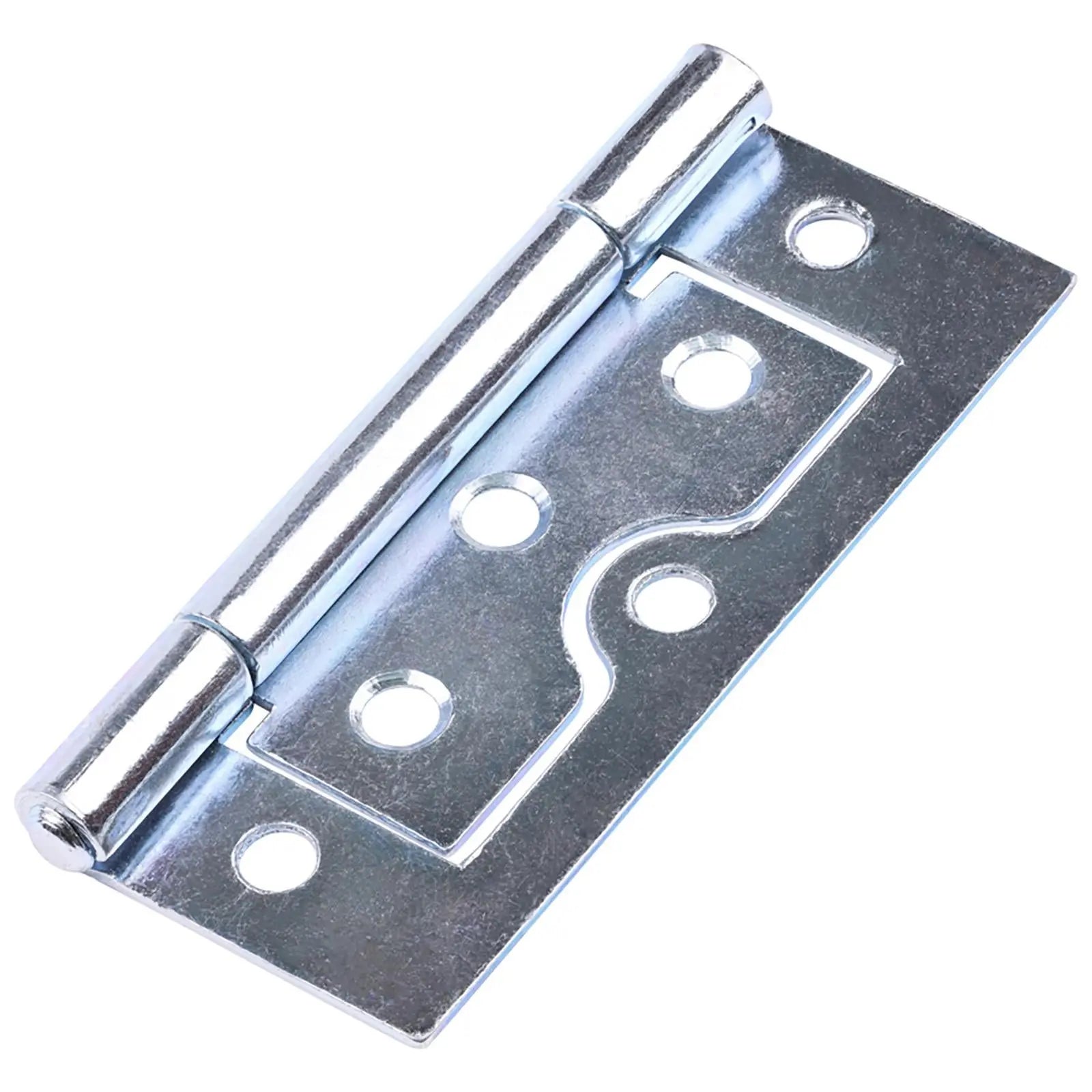 TIMCO Flush Hinge (105) for Cupboards Cabinets Doors Shutters Zinc Electro Brass White - Choose Size and Colour White Rose Tools