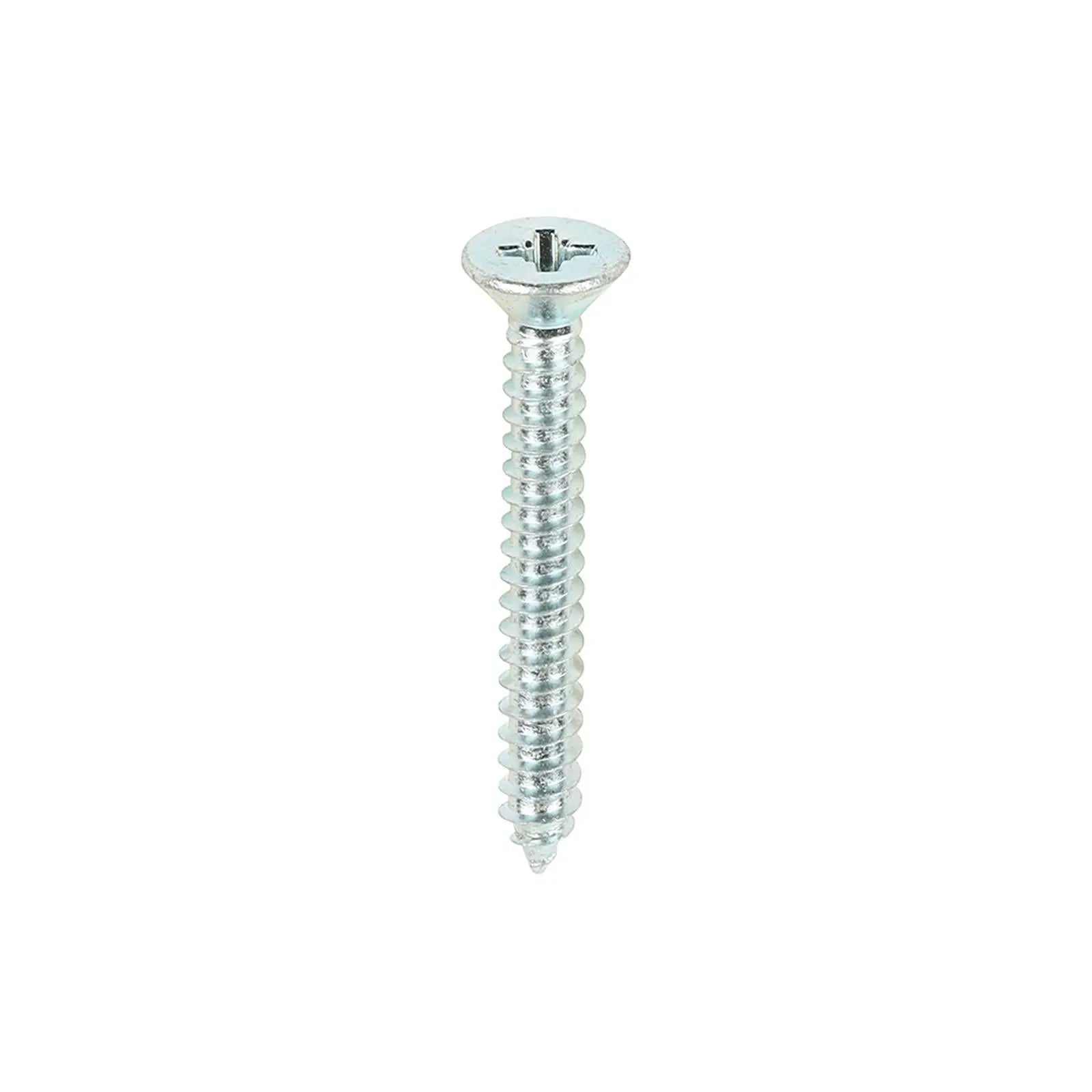 TIMCO Self Tapping Screws Countersunk Zinc Pozi - Choose Size White Rose Tools