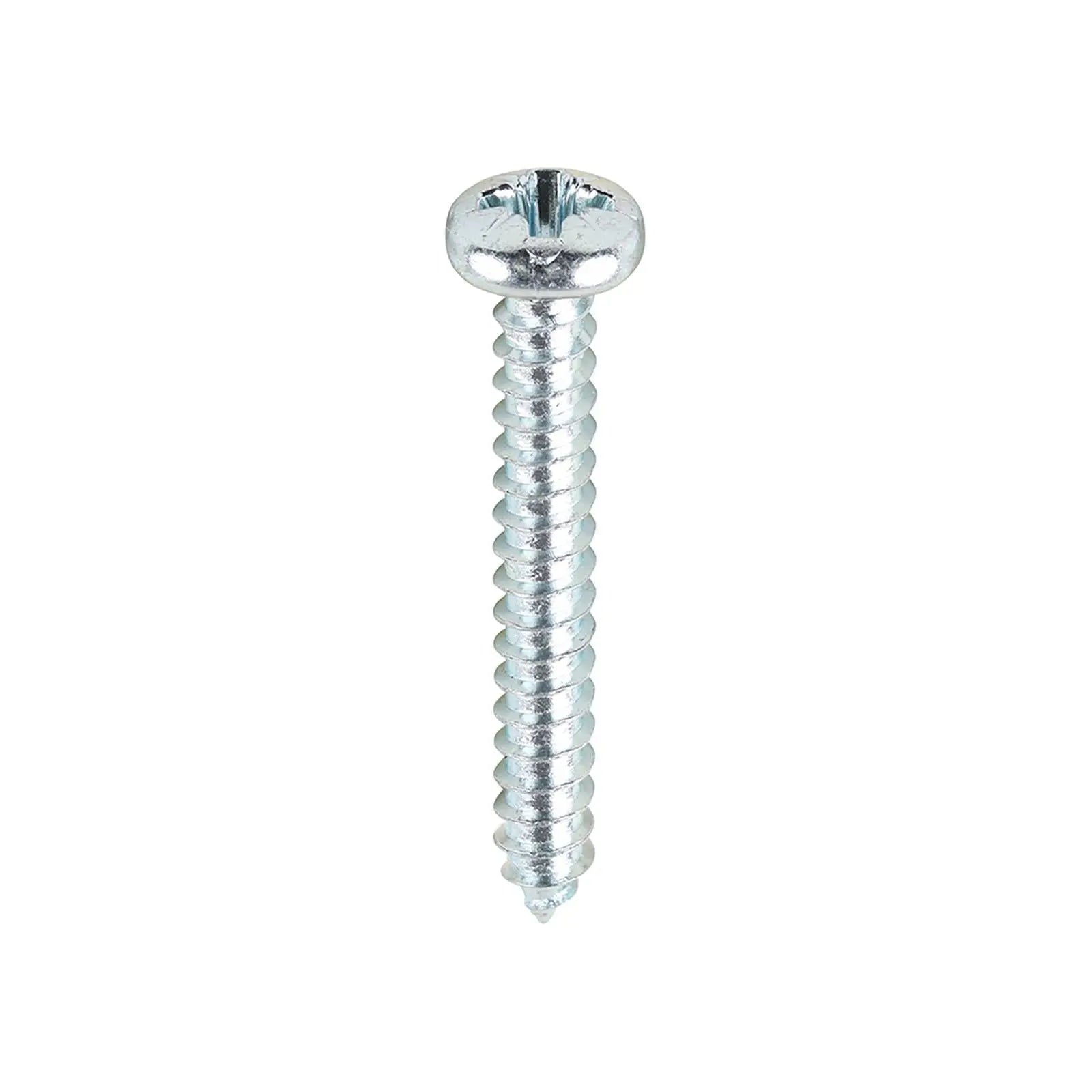 TIMCO Self Tapping Screws Pan Head Zinc Pozi - Choose Size White Rose Tools