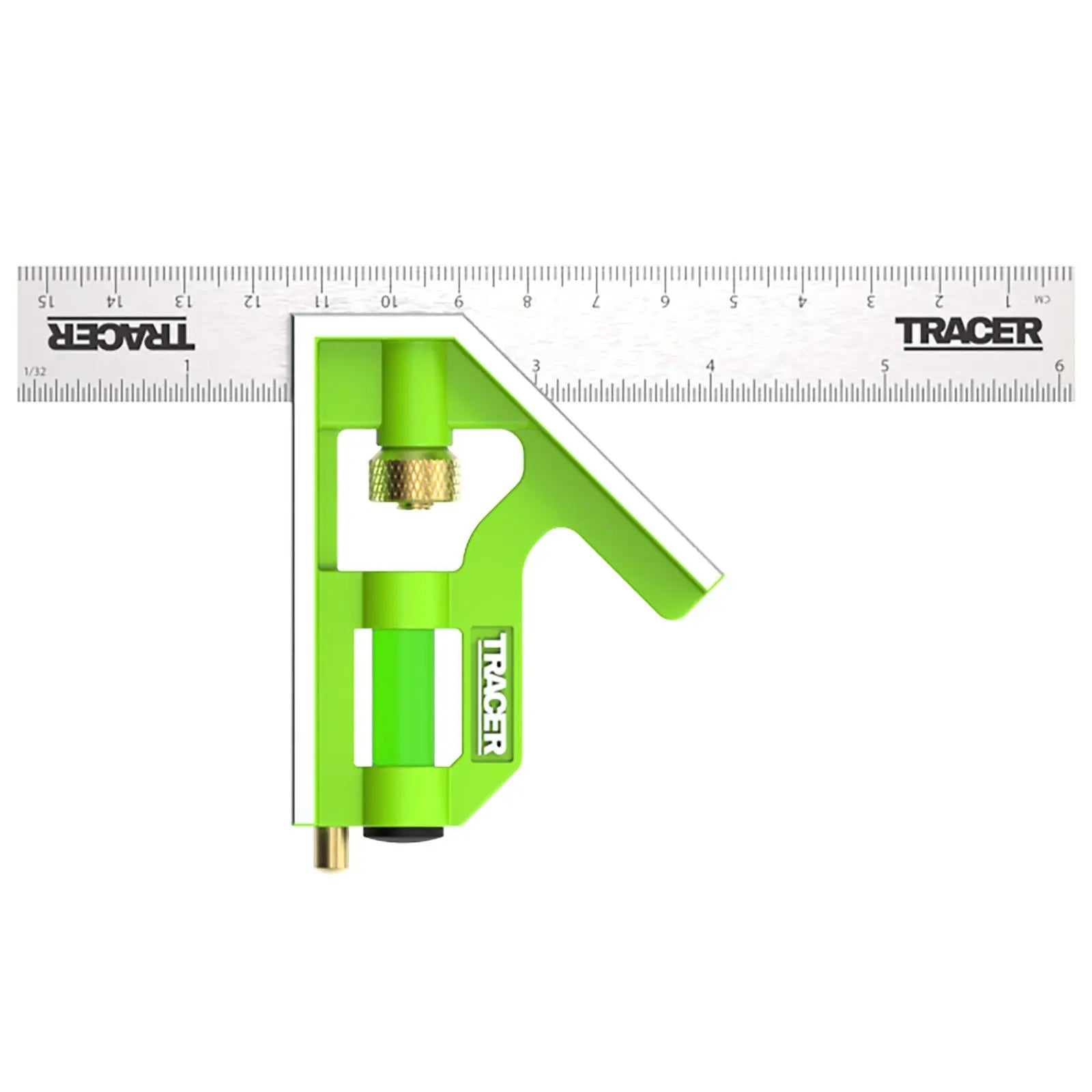 TRACER Combination Square 150mm 6 White Rose Tools