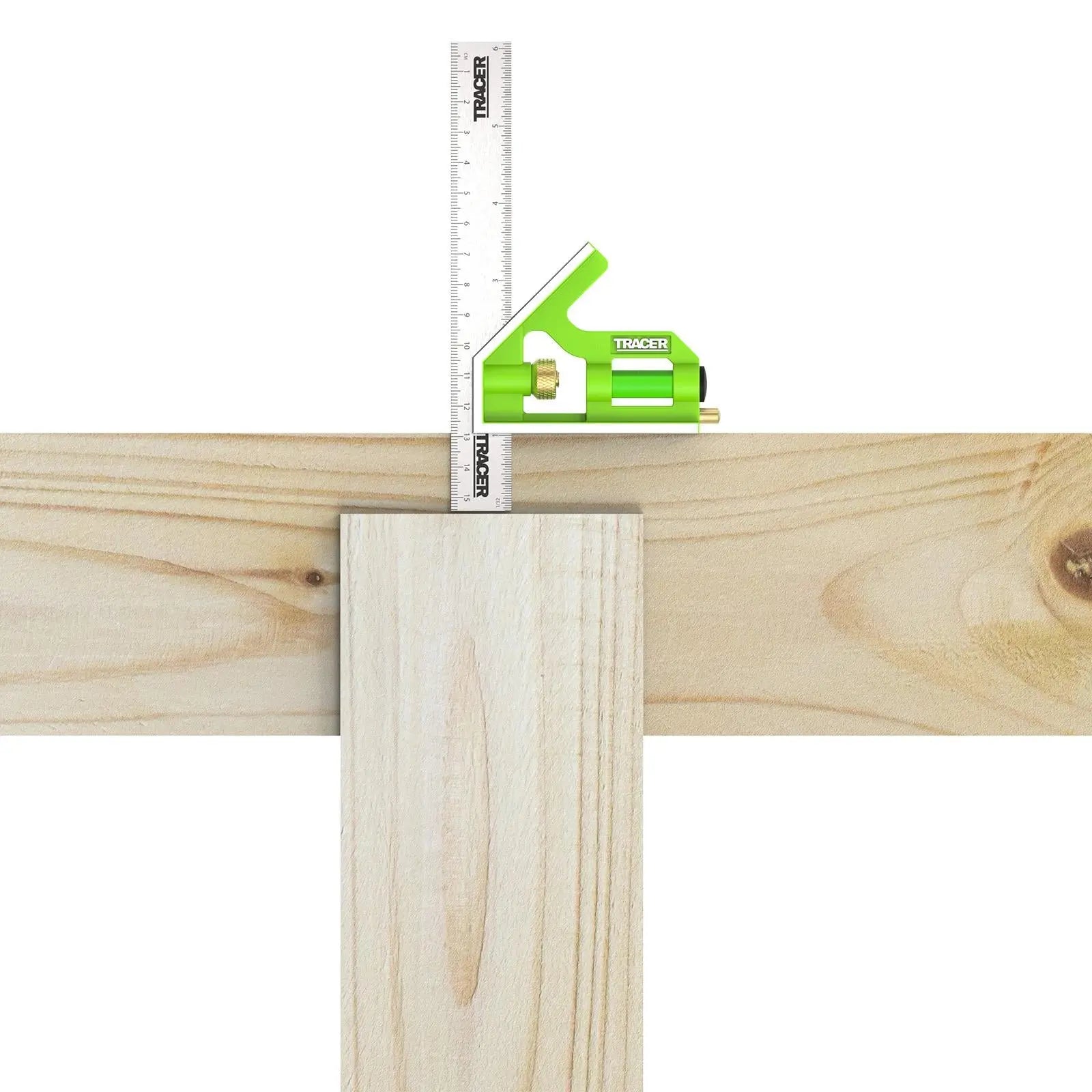 TRACER Combination Square 150mm 6 White Rose Tools