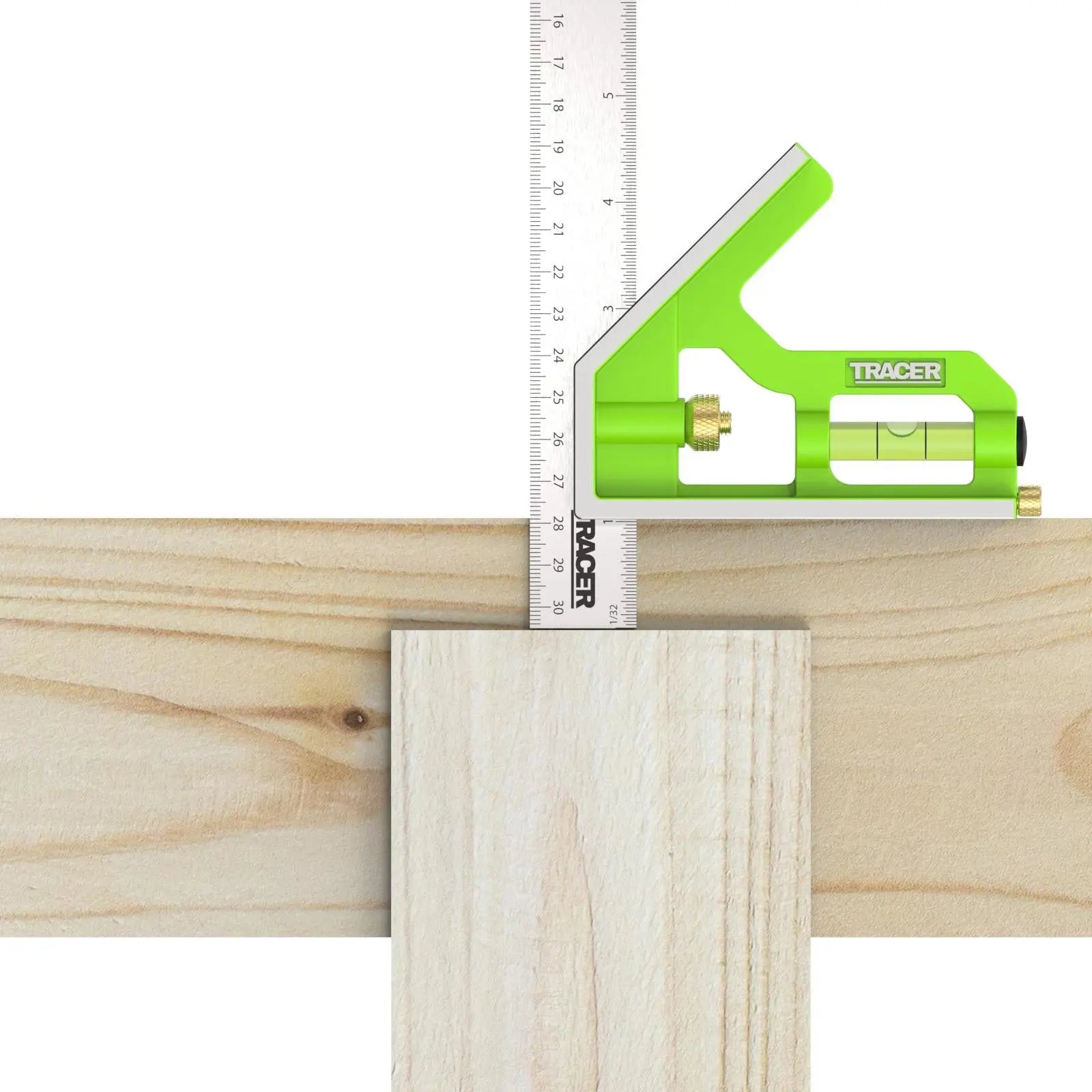 TRACER Combination Square 300mm 12 White Rose Tools