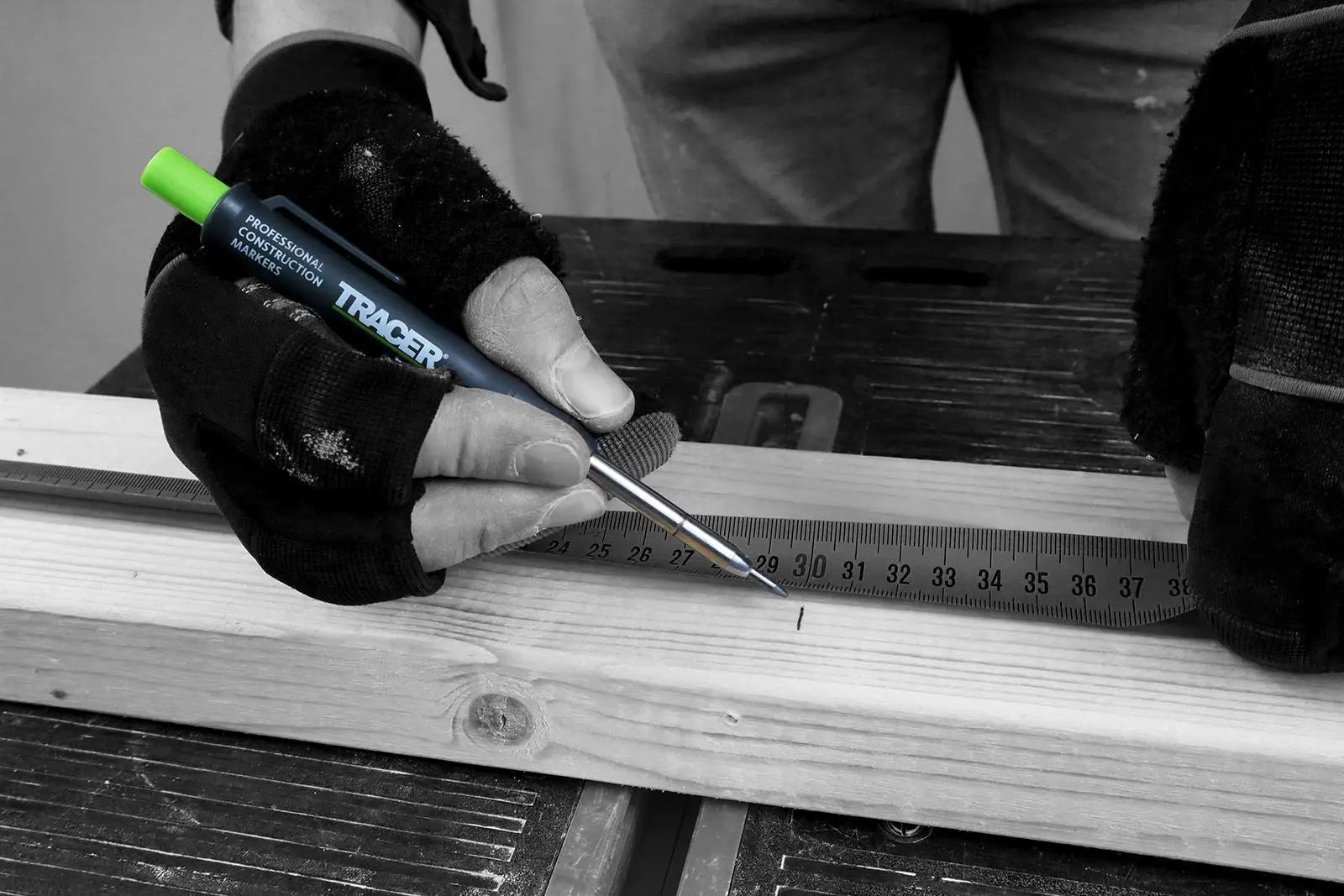 TRACER Deep Hole Pencil Marker and Site Holster 100mm Depth