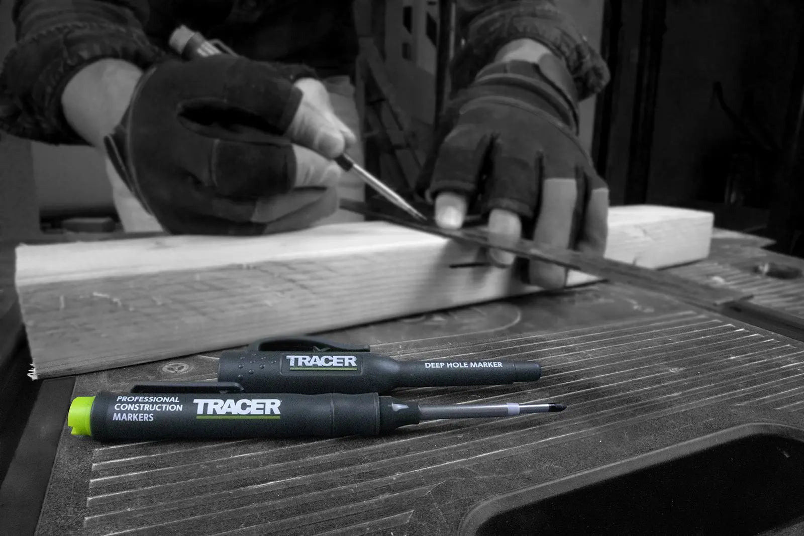 TRACER Double Tipped Marker Pen and Site Holster 50mm Depth