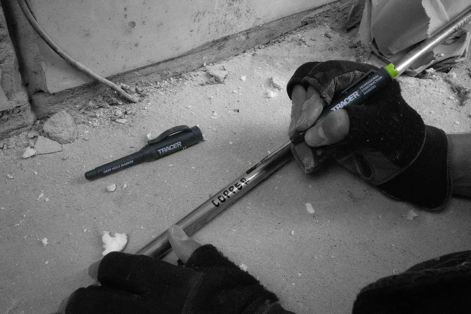 TRACER Double Tipped Marker Pen and Site Holster 50mm Depth