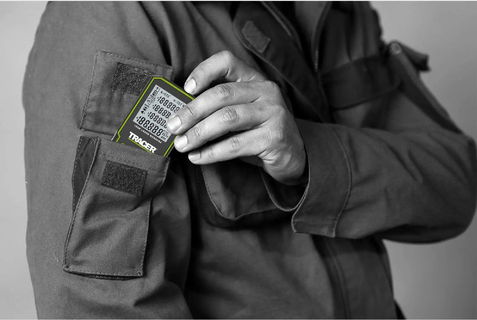 TRACER Laser Measure 100m 328ft White Rose Tools