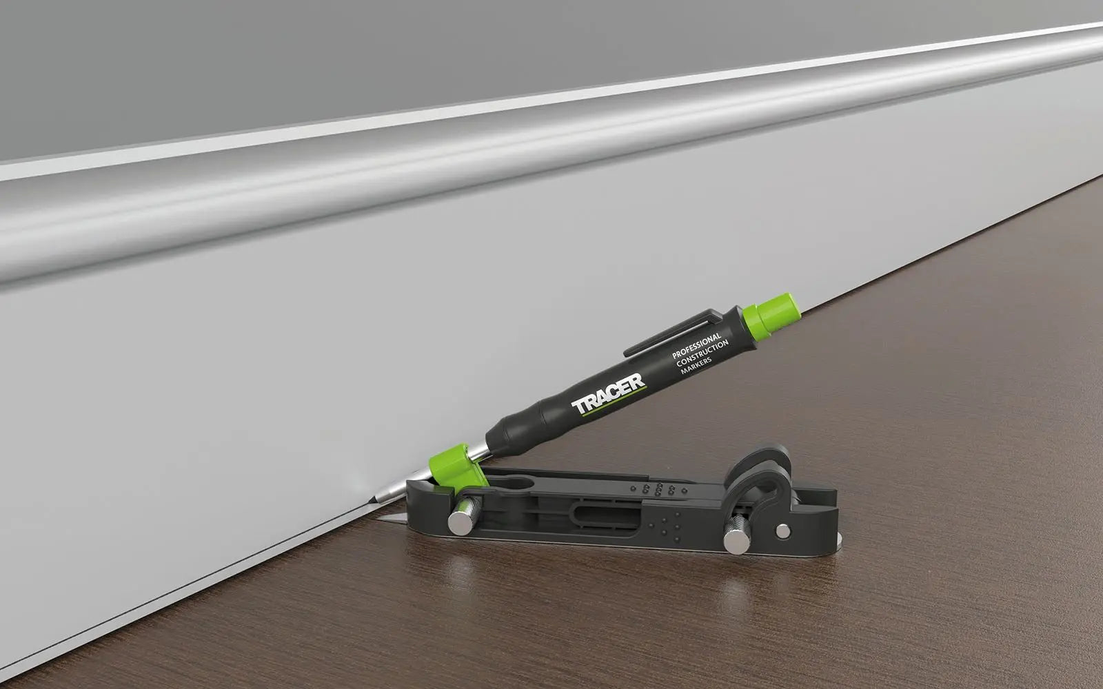 TRACER Pro Scribe Tool Deep Hole Pencil and 6 Replacement Lead Holster