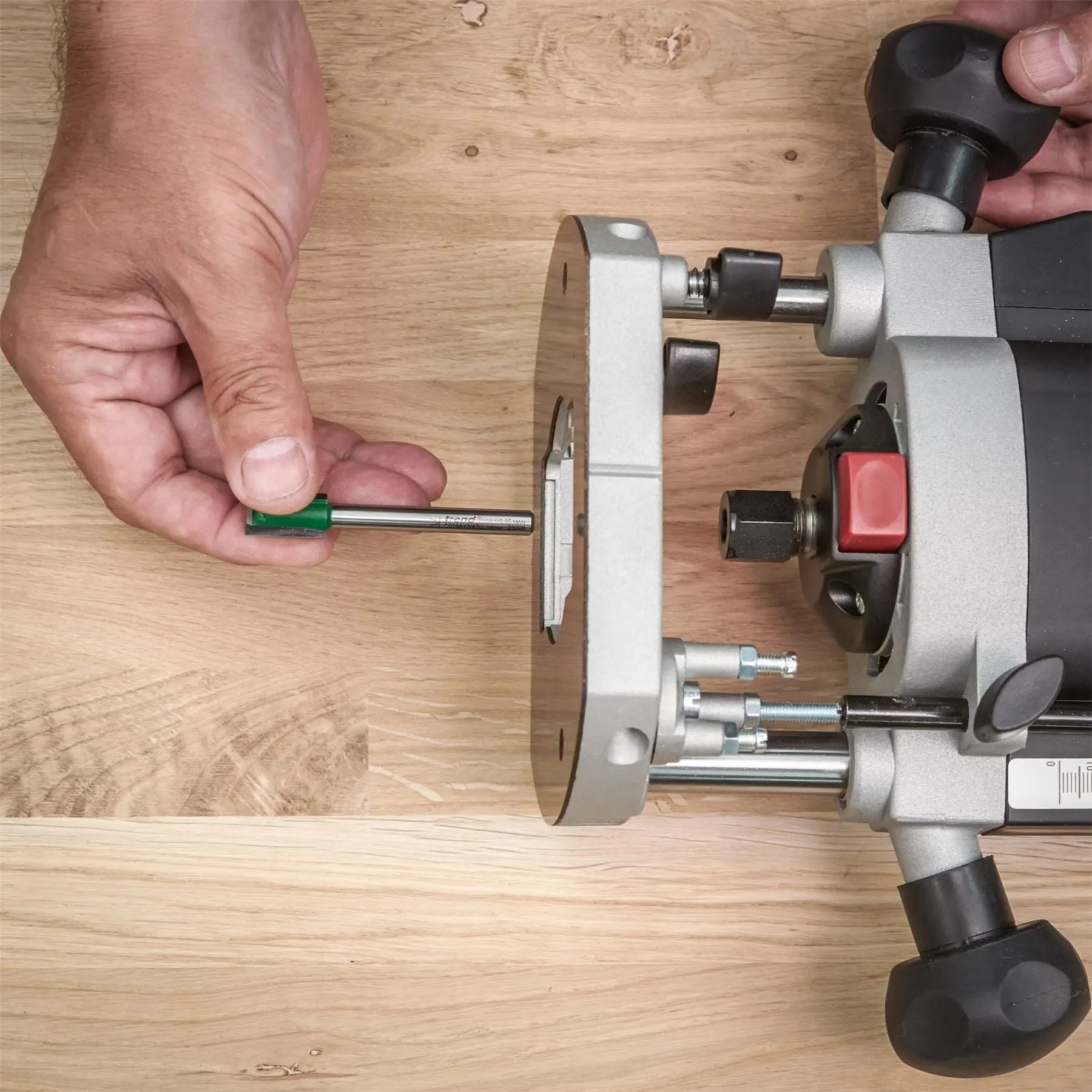 Trend Craft Pro 12mm X 19mm 1/4In Shank Router Cutter Bit For Use With Hinge Jigs C019AX1/4TC