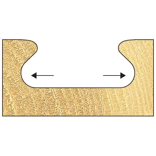 Trend Drawer Pull Cutter C305X1/4TC White Rose Tools