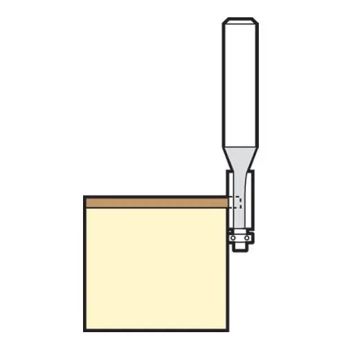 Trend Mini Guided Trimmer 4.8 Diameter X 11mm MB/01X1/4TC White Rose Tools