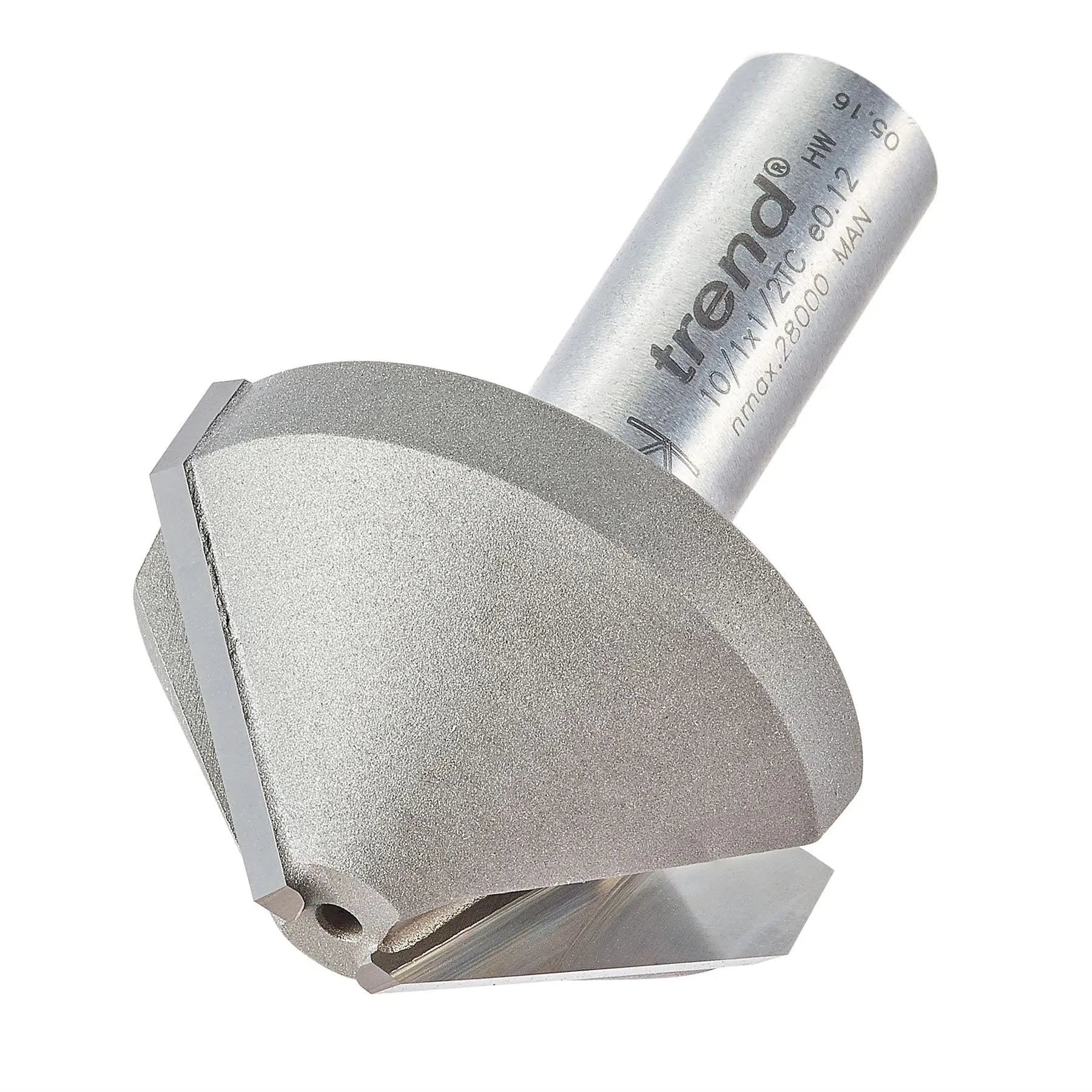 Trend Mortar Groove/Large Chamfer Cutter 45 Degrees 10/1X1/2TC  White Rose Tools