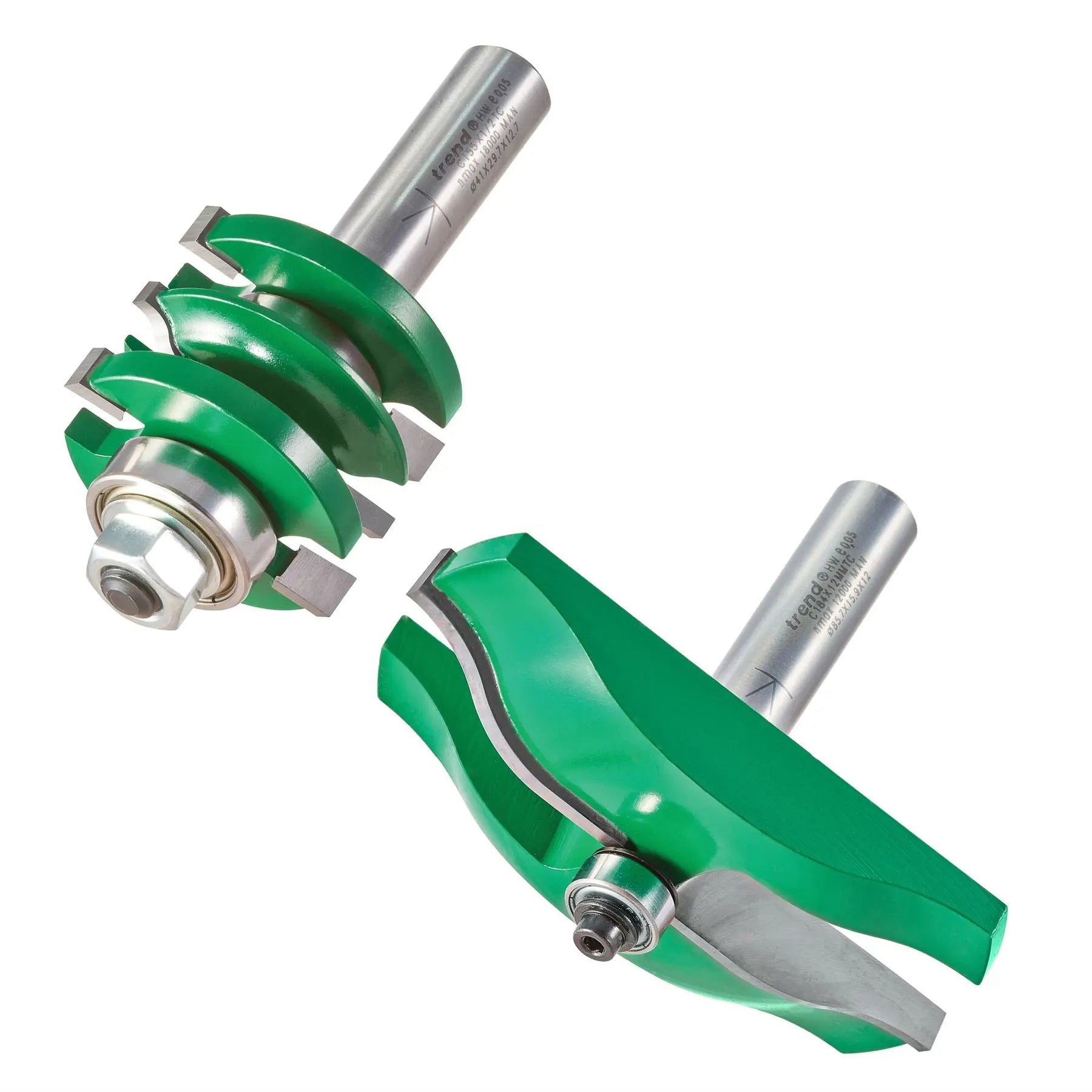 Trend Panel Door Set Bevel Large  CR/PDS2X1/2TC  White Rose Tools